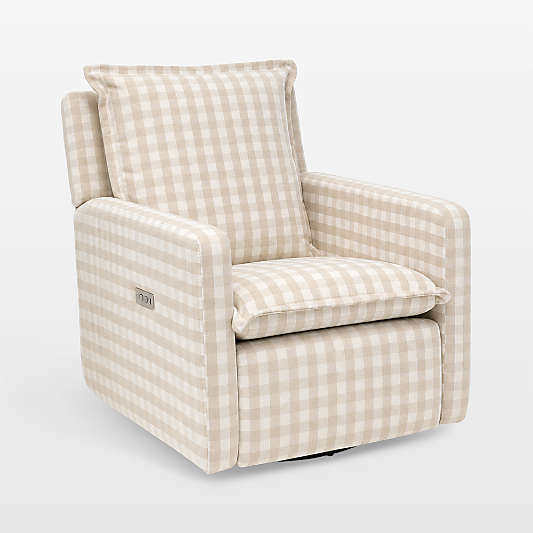 Oilo Flynn Swivel Glider Power Recliner Nursery Chair