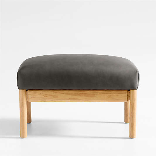 Ojai Leather Ottoman