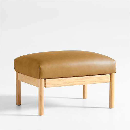 Ojai Leather Ottoman