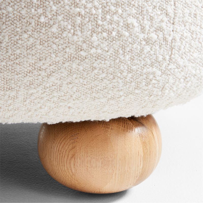 Oki Ivory Boucle Kids Lounge Chair - image 10 of 15