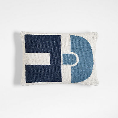 View Olander 22"x15" Kilim Throw Pillow with Feather Insert details