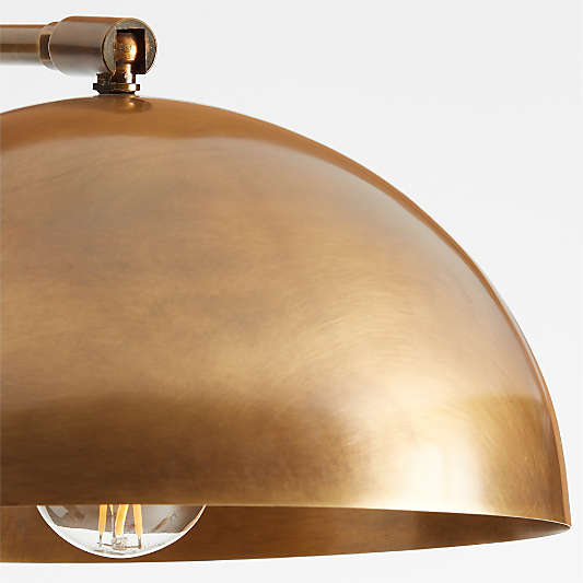 Olia Brass Metal Semi-Flush Mount Light 63"