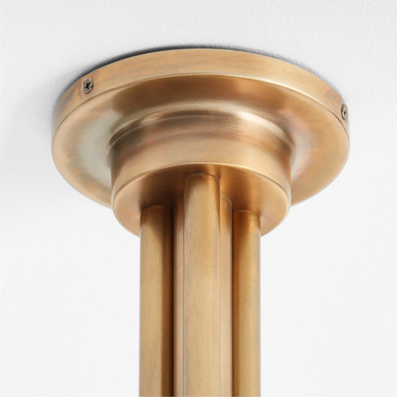 Olia Brass Metal Semi-Flush Mount Light - image 5 of 7