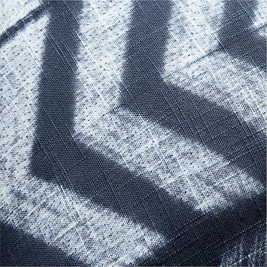 Olinda Shibori Diamond 22"x15" Deep Indigo Throw Pillow