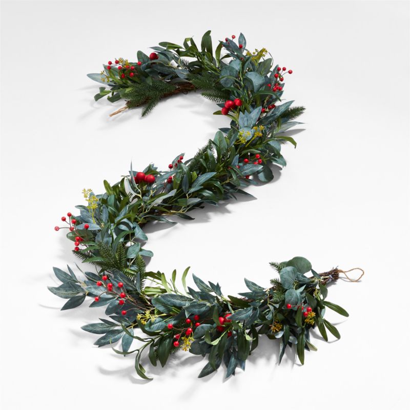 Faux Olive and Berry Garland 6' - image 11 of 12