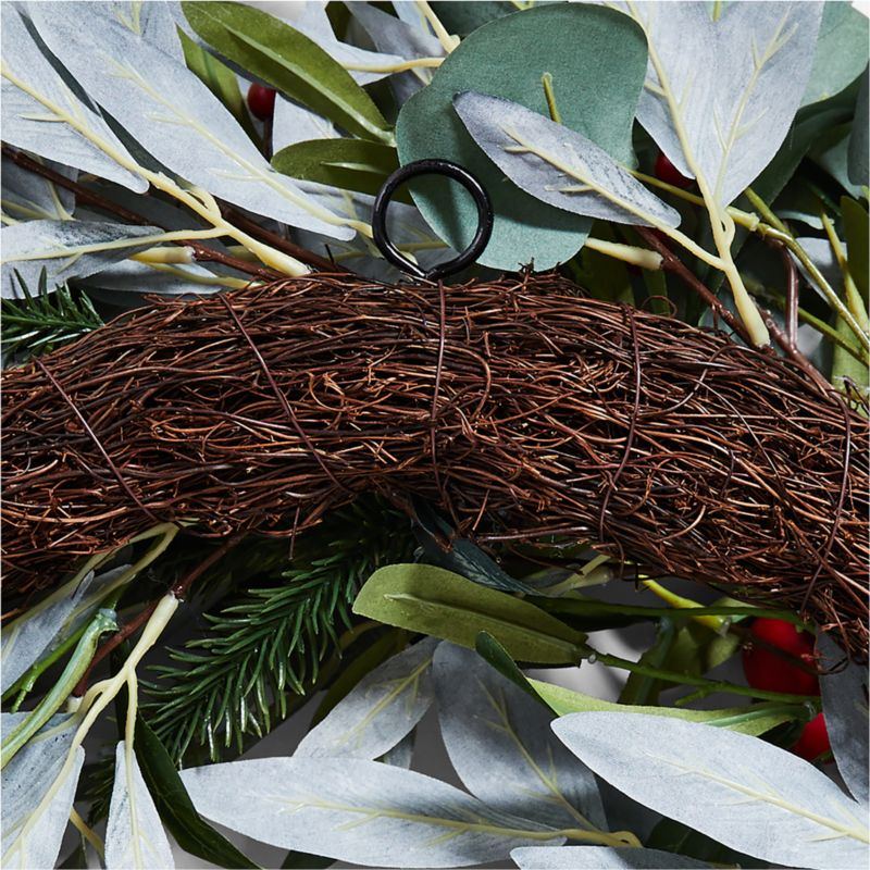 Faux Olive and Berry Wreath 26" - image 9 of 10