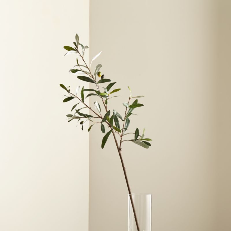 43 Faux Olive Branch Garland, Artificial Greenery Garland With Olives