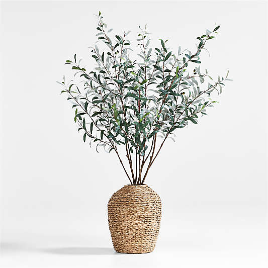 Extra-Large Faux Olive Stem