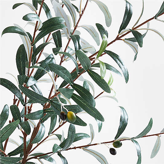 Extra-Large Faux Olive Stem