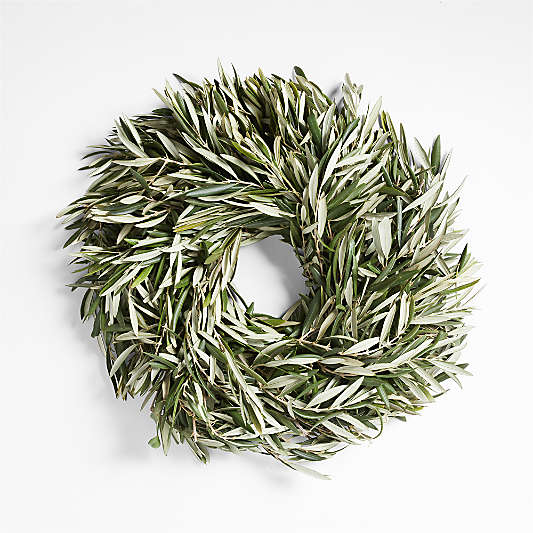 Live Olive Wreath 20"