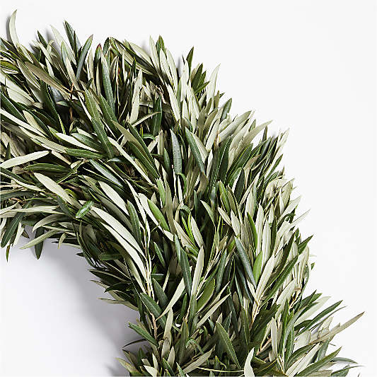 Live Olive Wreath 30"