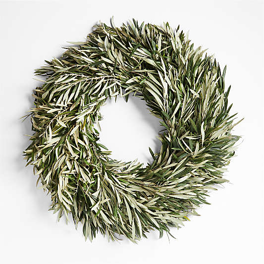 Live Olive Wreath 30"