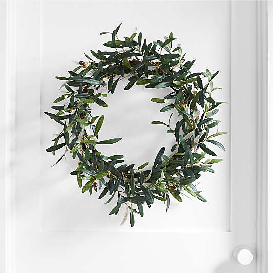 Faux Olive Wreath 30"