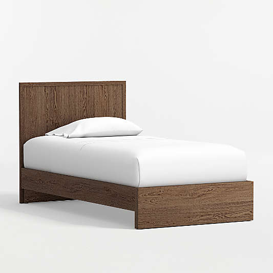 Oliver Deep Brown Wood Kids Twin Bed
