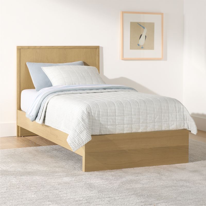 Oliver Natural Oak Wood Kids Full Bed - image 2 of 8