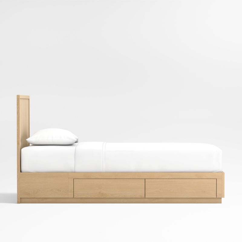 Oliver Natural Wood Kids Twin Storage Bed - image 2 of 4