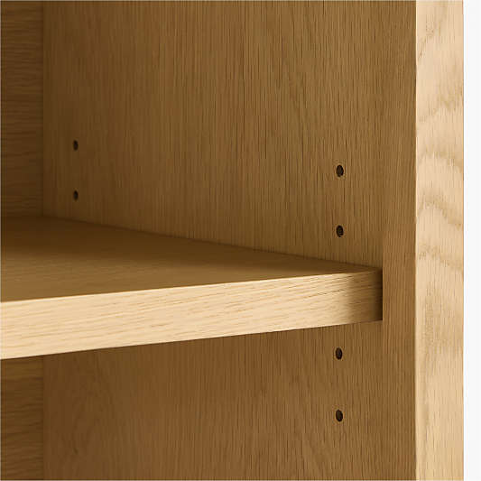 Oliver Modular Natural Oak Wood Kids Bookcase