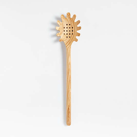 Crate & Barrel Olivewood Pasta Spoon