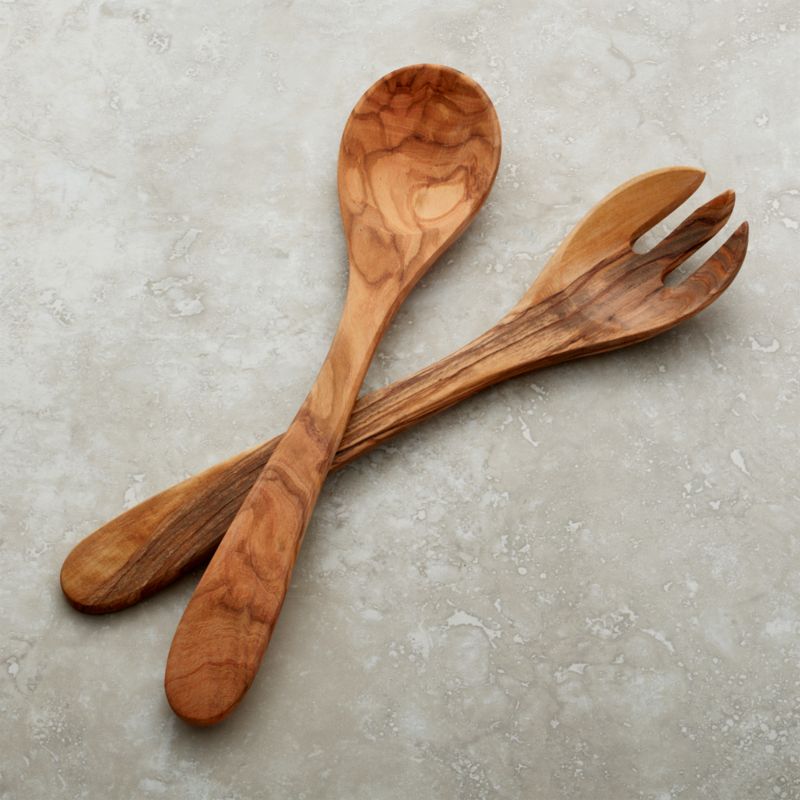 Gift Set Featuring 2 Bottles, 250ml, With Olive Wood Salad Servers