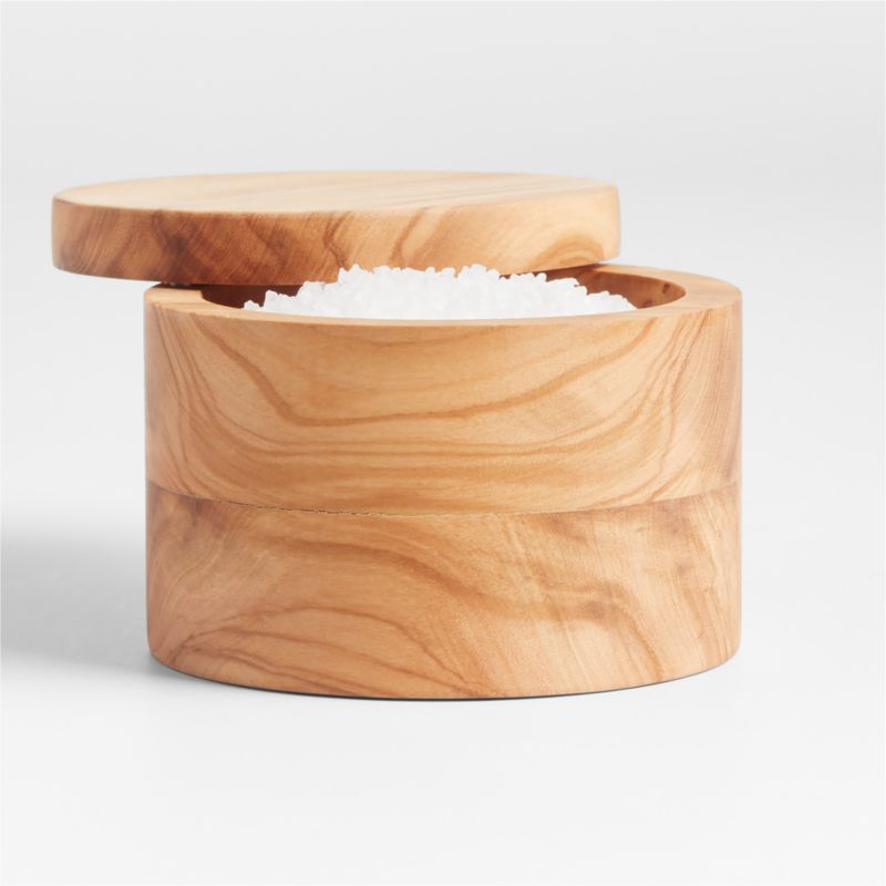 Olivewood Salt Cellar - image 0 of 3