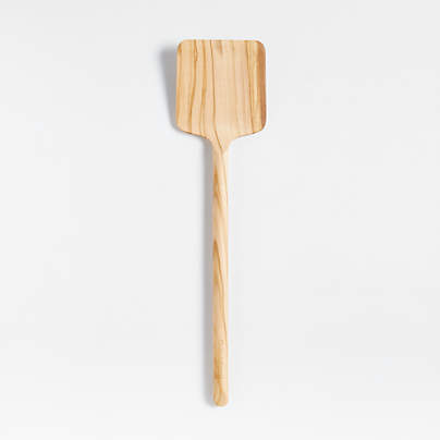 Crate & Barrel Olivewood Solid Turner