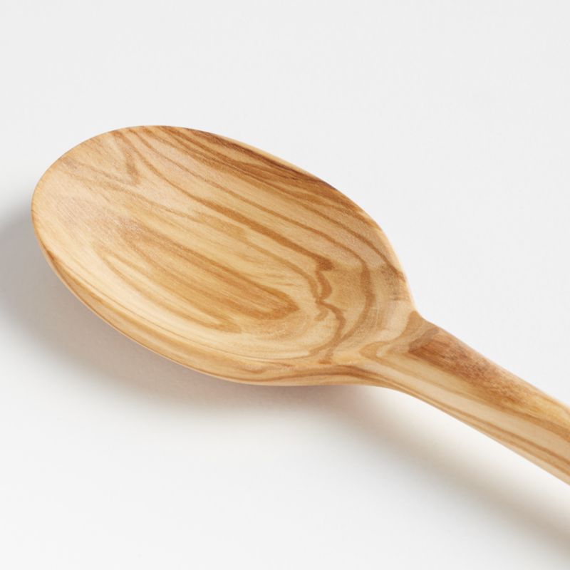 Crate and Barrel Olivewood Spoon Rest | Crate & Barrel