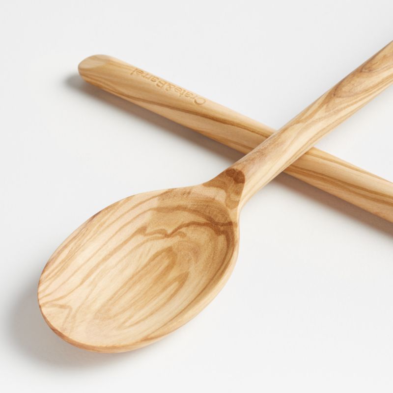 Crate & Barrel Olivewood Pasta Spoon - image 4 of 6