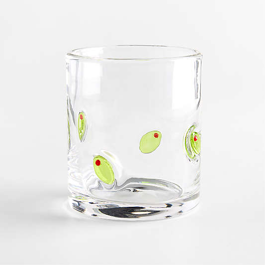 Olive Icon 15-Oz. Double Old-Fashioned Glass