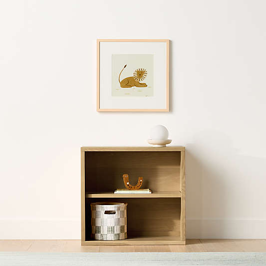 Oliver 32" Modular Natural Oak Wood Kids Bookcase