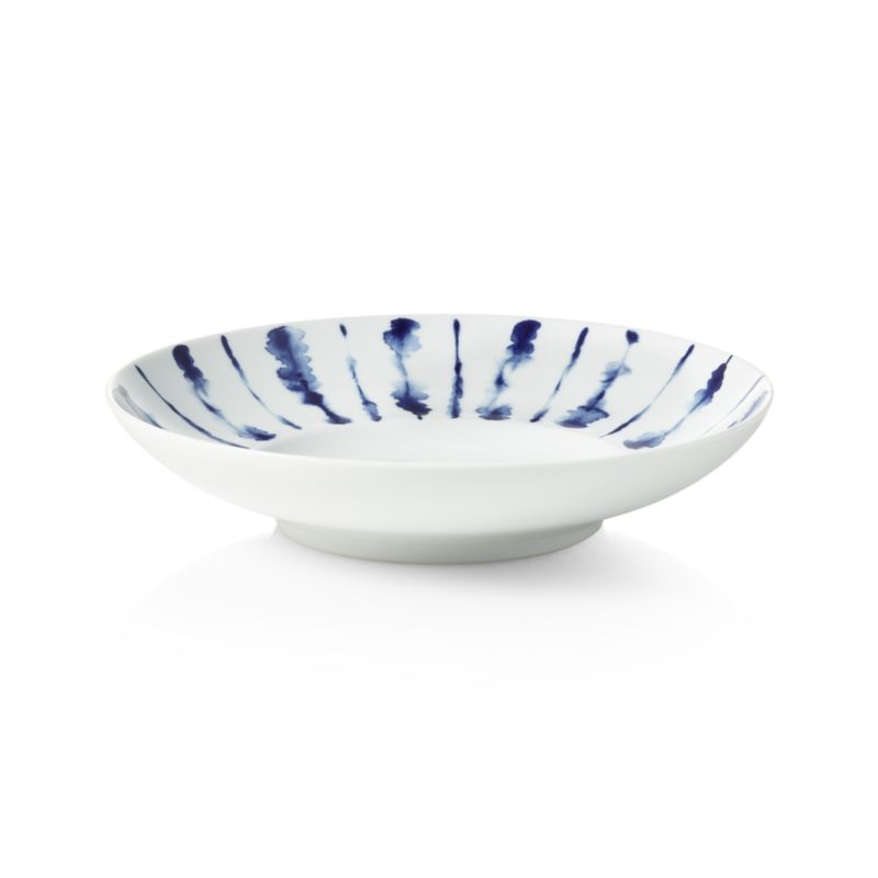 Omri Blue and White Low Bowl - image 6 of 7