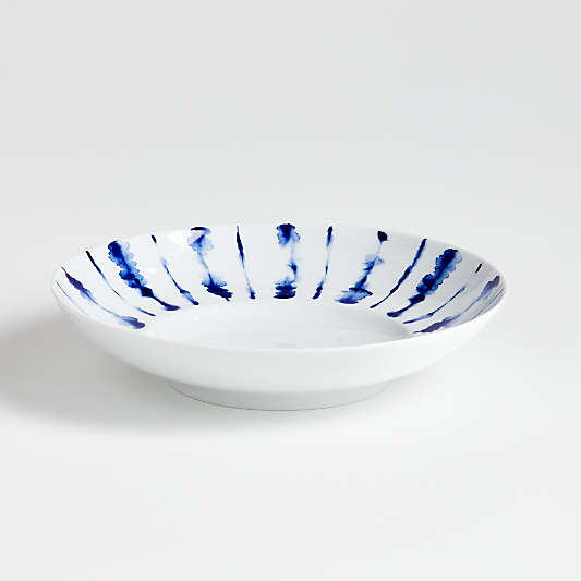 Omri Blue and White Low Bowl