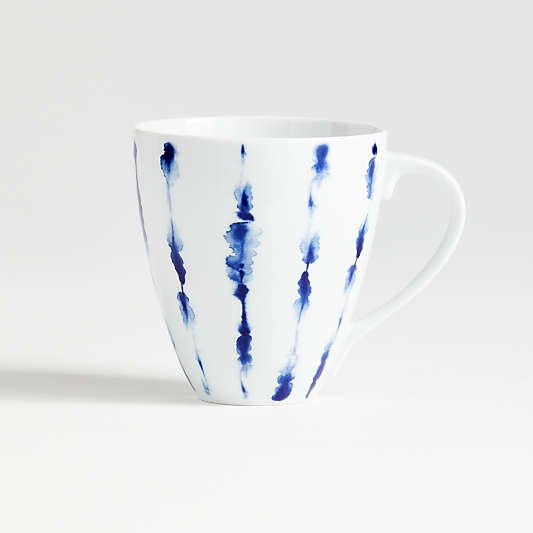 Omri 16-oz. Blue and White Mug