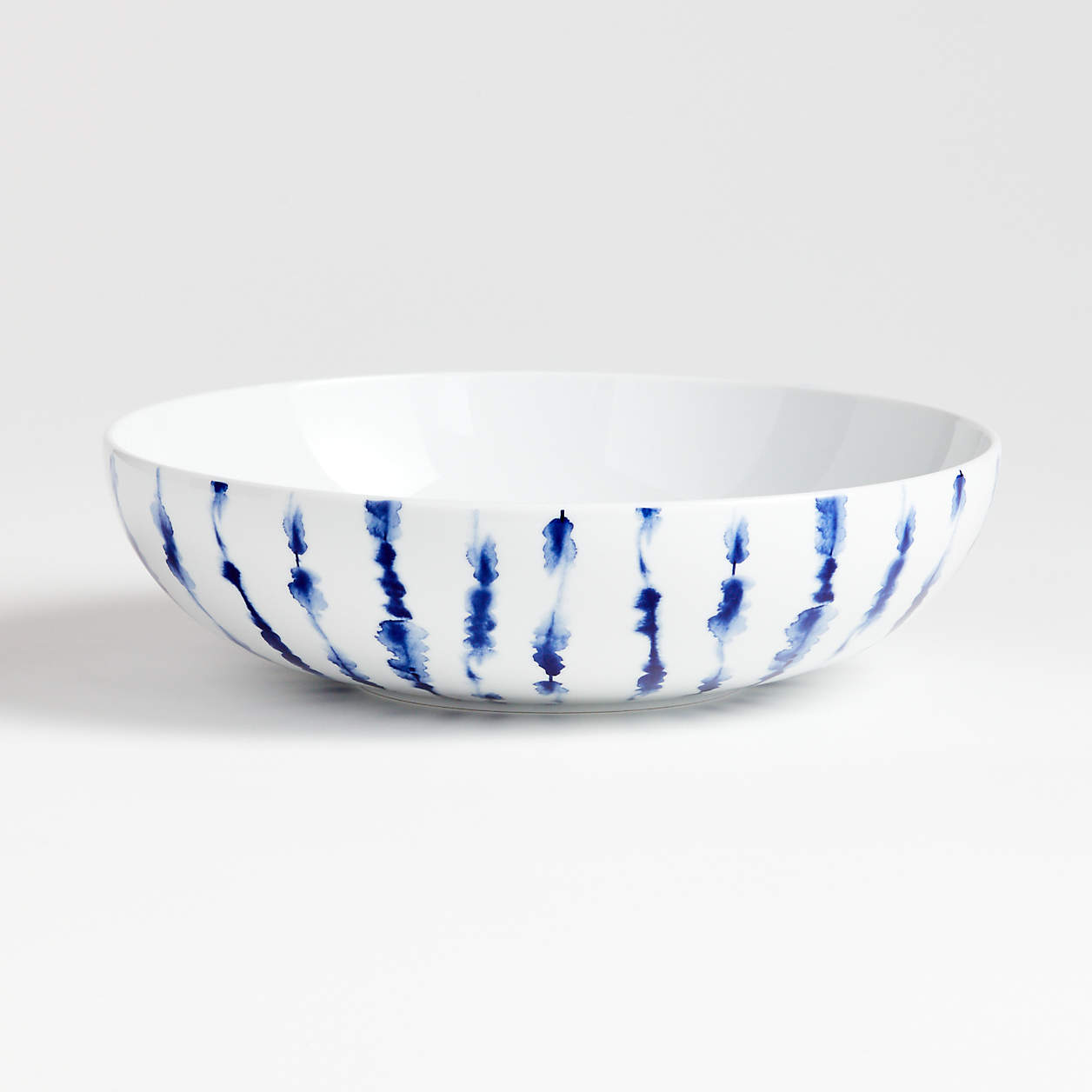 Omri Blue and White Serving Bowl