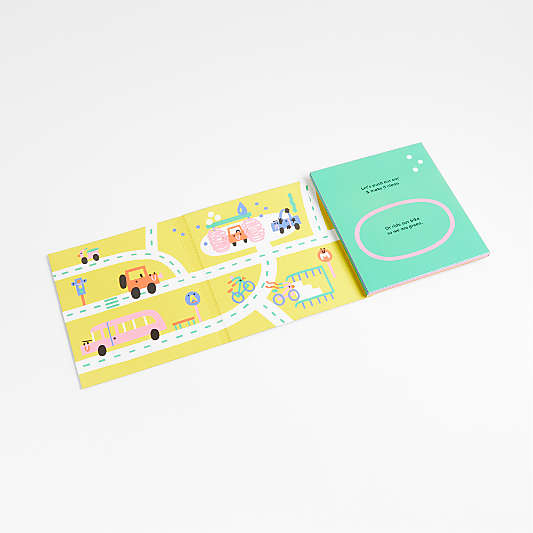 On the Move Fold-Out Kids Board Book by Mia Cassany