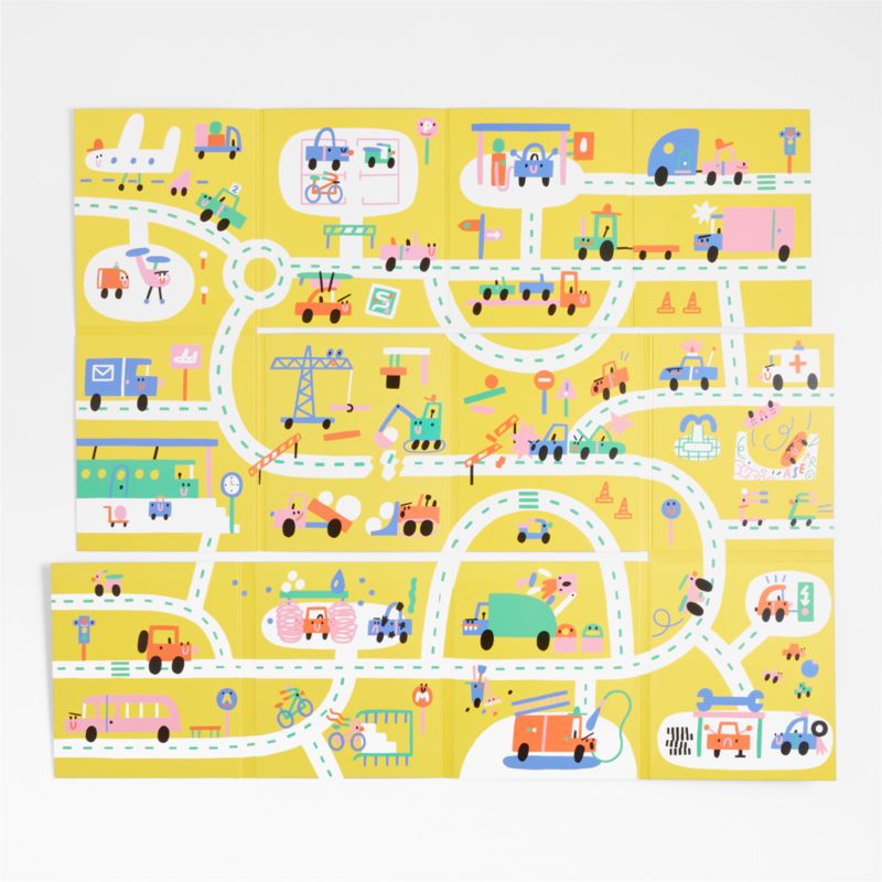 On the Move Fold-Out Kids Board Book by Mia Cassany - image 3 of 4