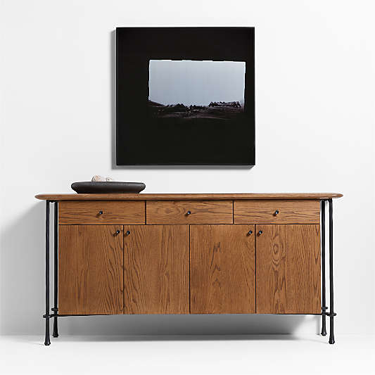 "On the Road II" by Annie Spratt Black and White Framed Photography Print