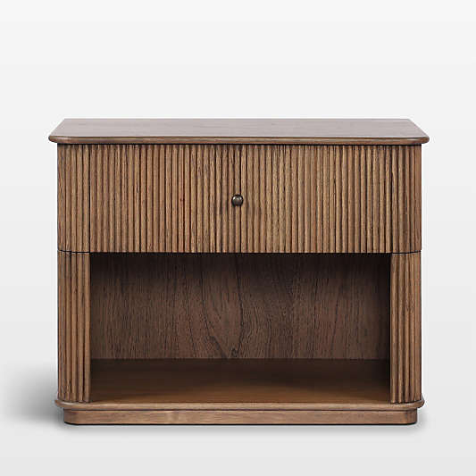 Ona 32" Fluted Wood Nightstand