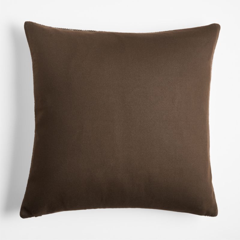 Onburu 23"x23" Deep Brown Throw Pillow with Feather Insert - image 3 of 5