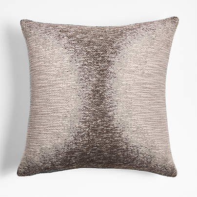 Onburu 23x23 Deep Brown Throw Pillow with Down-Alternative Insert