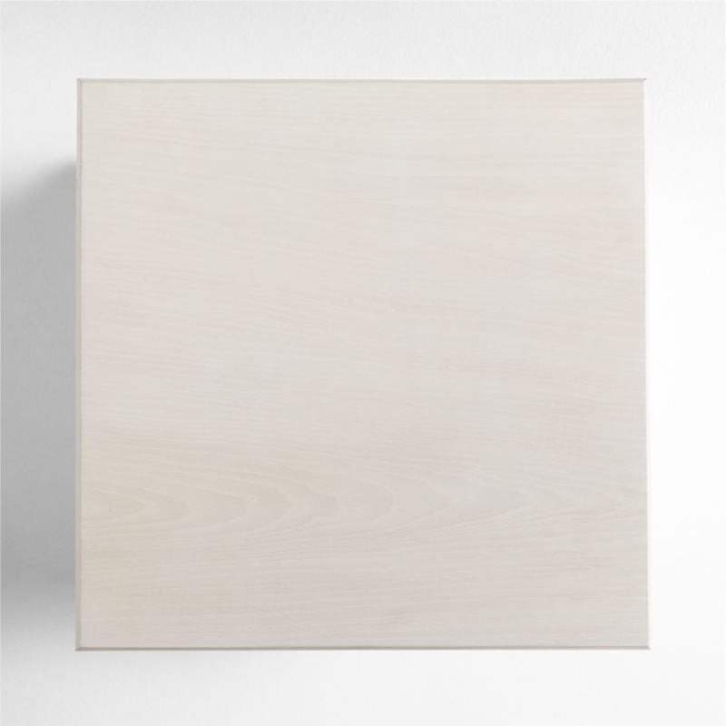 Onda Whitewashed Oak Wood Side Table - image 6 of 8