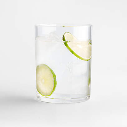 Ondine 14-Oz. Acrylic Double Old-Fashioned Glass + Reviews | Crate & Barrel
