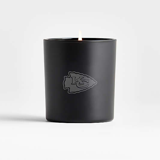 NFL Kansas City Chiefs Monochrome No. 02 Onyx 1-Wick Scented Candle - Vetiver, Cedarwood and Musk