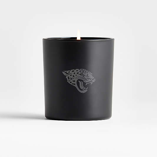 NFL Jacksonville Jaguars Monochrome No. 02 Onyx 1-Wick Scented Candle - Vetiver, Cedarwood and Musk