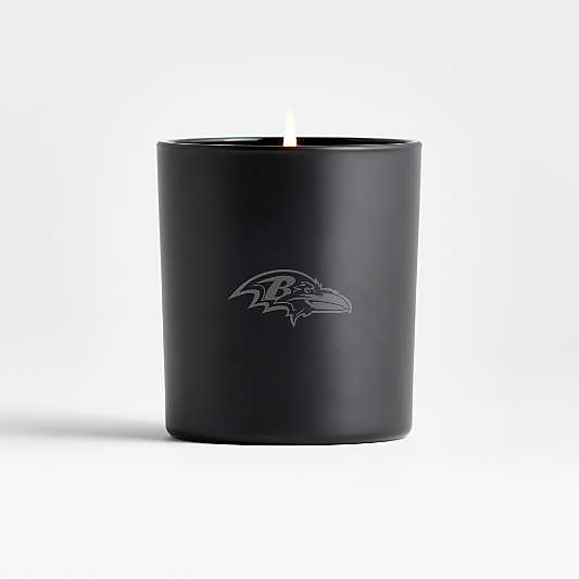 NFL Baltimore Ravens Monochrome No. 02 Onyx 1-Wick Scented Candle - Vetiver, Cedarwood and Musk