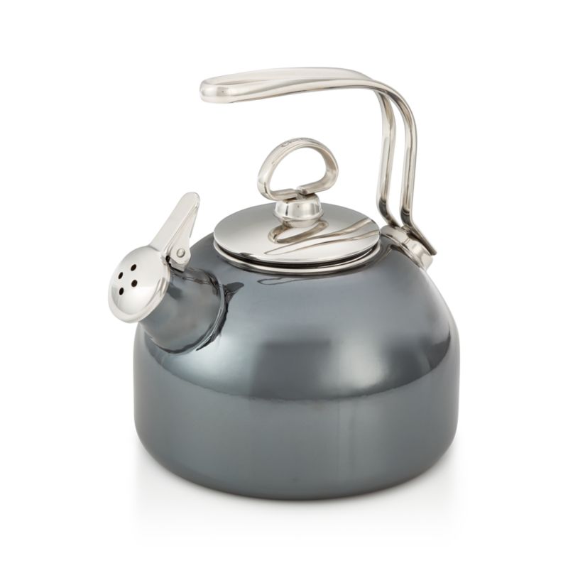 Chantal Whistling Tea Kettle in Onyx Reviews Crate Barrel Canada