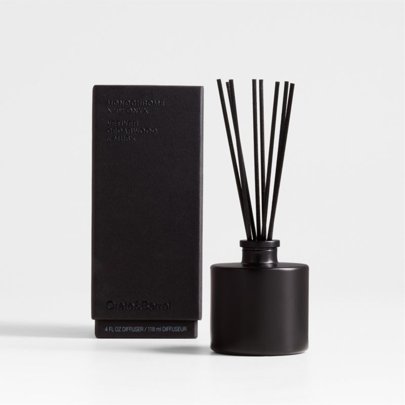 Monochrome No. 02 Onyx Reed Diffuser - Vetiver, Cedarwood and Musk - image 0 of 12