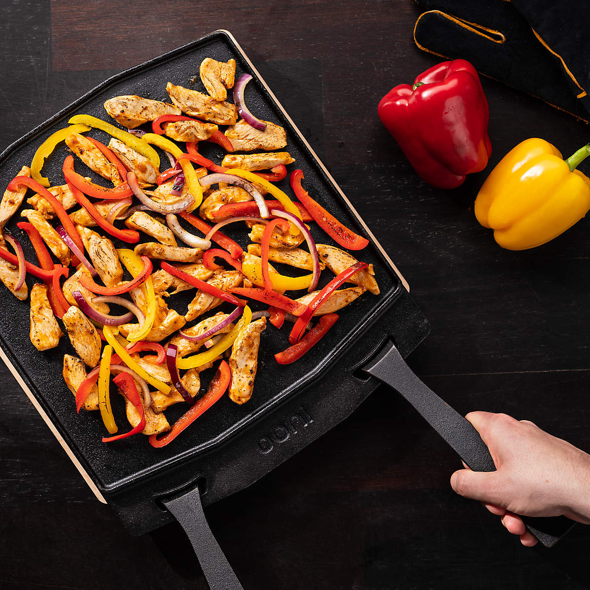 OONI CAST IRON GRIZZLER PAN  Review - Chicken Fajitas First Cook