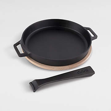  Ooni Dual-Sided Grizzler Plate - Reversible Cast Iron