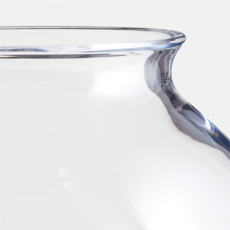 Ophelia Clear Hand Blown Glass Large Vase 17" - image 9 of 9