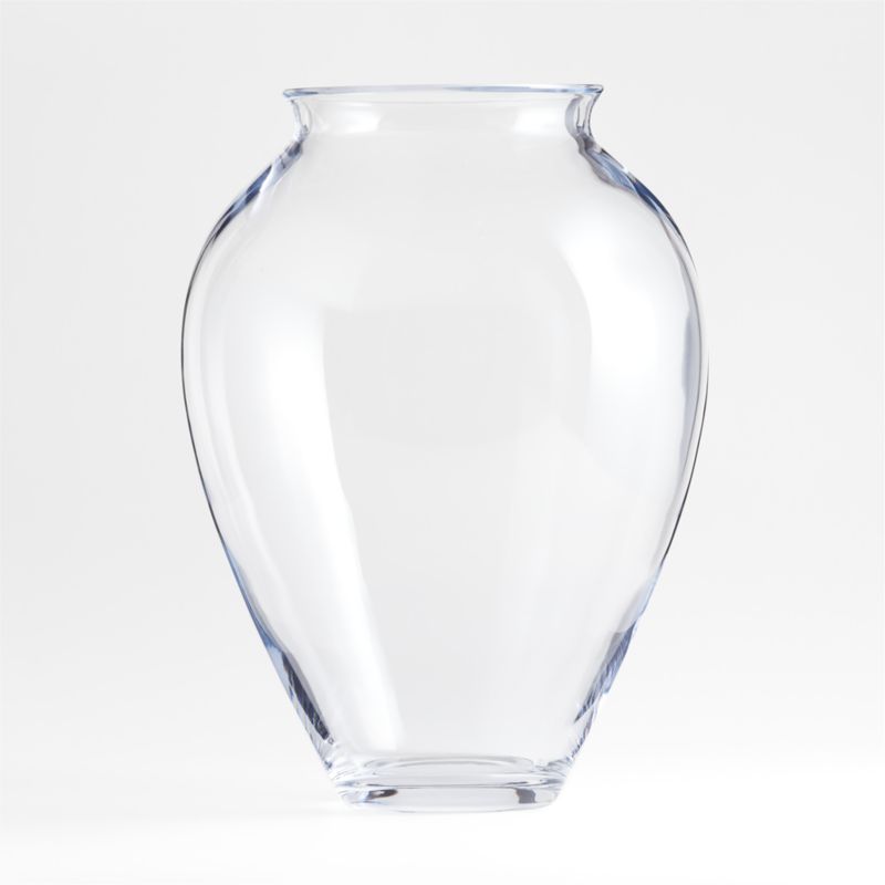 Ophelia Clear Hand Blown Glass Large Vase 17" - image 8 of 9